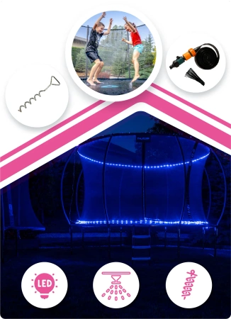 THUNDER INSIDE ULTRA 14FT trampoline (427 cm) PINK