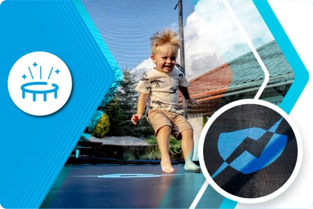 Trampoline THUNDER INSIDE ULTRA 10FT (305 cm) BLUE