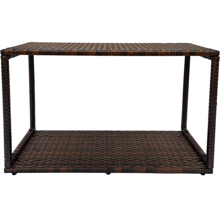 Kast zonder deuren THUNDER voor vierkante JACUZZI - kleur bruin