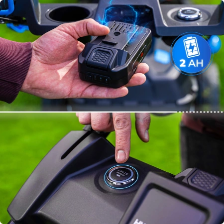 Hexwelt HW-KS-224 benzine grasmaaier 53 cm 4,4 kW met aandrijving