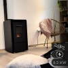 Pelletkachel LEYLA BLACK 6,3 kW