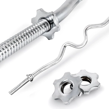 Sterk gebogen schroefsluiting halterstang 120 cm 30 mm THUNDER